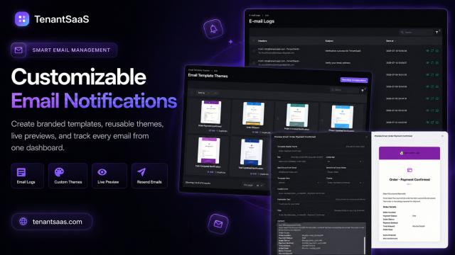Customizable Email Notifications for Every Tenant in TenantSaaS