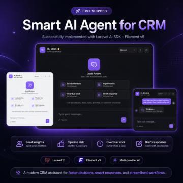 Introducing the CRM Smart AI Agent in TenantSaaS